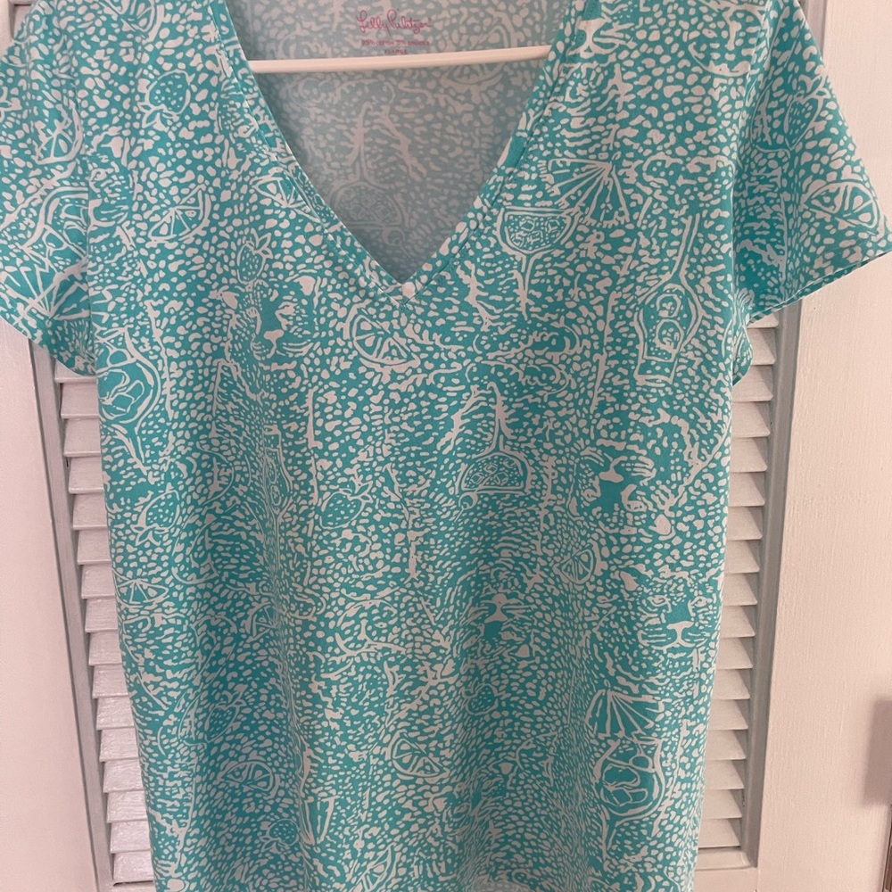 Lilly Pulitzer Michele Top - Fruit Cocktails XL